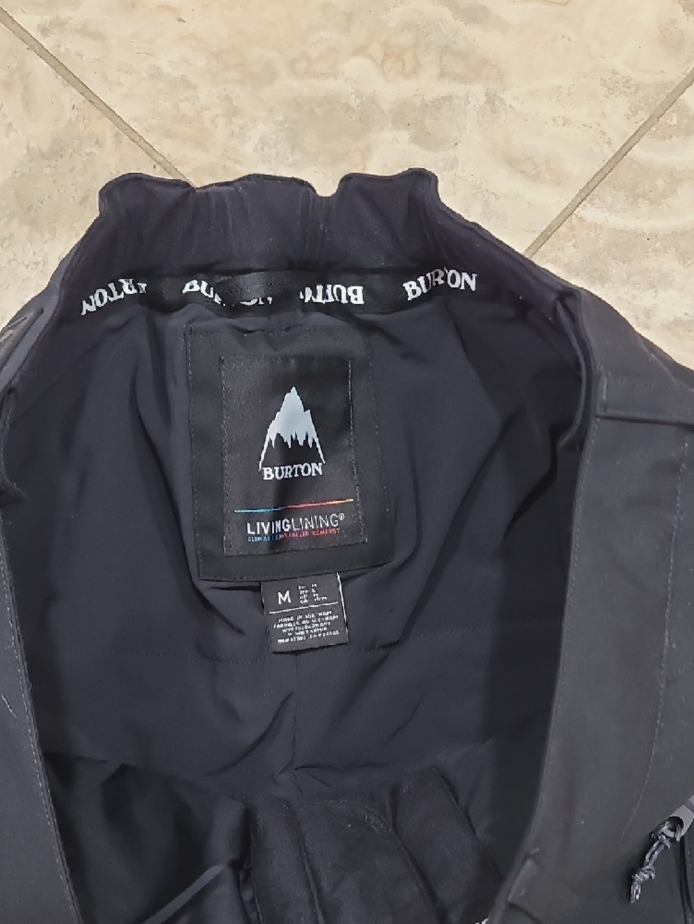 Burton Black Women's Cargo Snow Pants - Picture 4 of 16